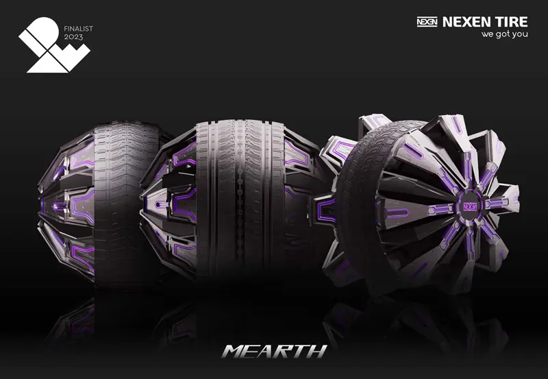 El neumático Mearth es un neumático transformable diseñado para su uso en Marte